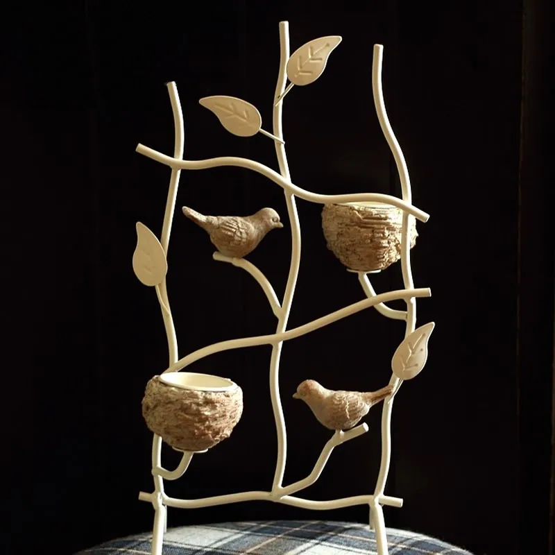 Creative Metal Iron Candle Holders Bird Nest Candlestick Stand Dinner Table Wedding Party Home Decoration Art Gift
Creative Metal Iron Candle Holders Bird Nest Candlestick Stand Dinner Table Wedding Party Home Decoration Art Gift
