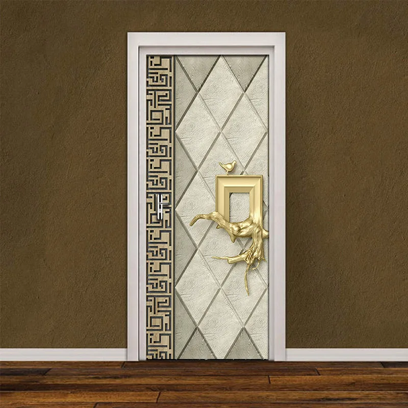 3D Stereoscopic Living Room Bedroom Door Sticker Decoration Wall Mural PVC Waterproof Creative DIY Self-adhesive Door Wallpaper
3D Stereoscopic Living Room Bedroom Door Sticker Decoration Wall Mural PVC Waterproof Creative DIY Self-adhesive Door Wallpaper