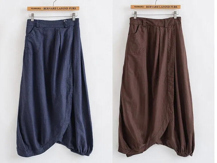 Personalized 2016 winter hanging crotch pants solid color casual bloomers skirt pants
Personalized 2016 winter hanging crotch pants solid color casual bloomers skirt pants