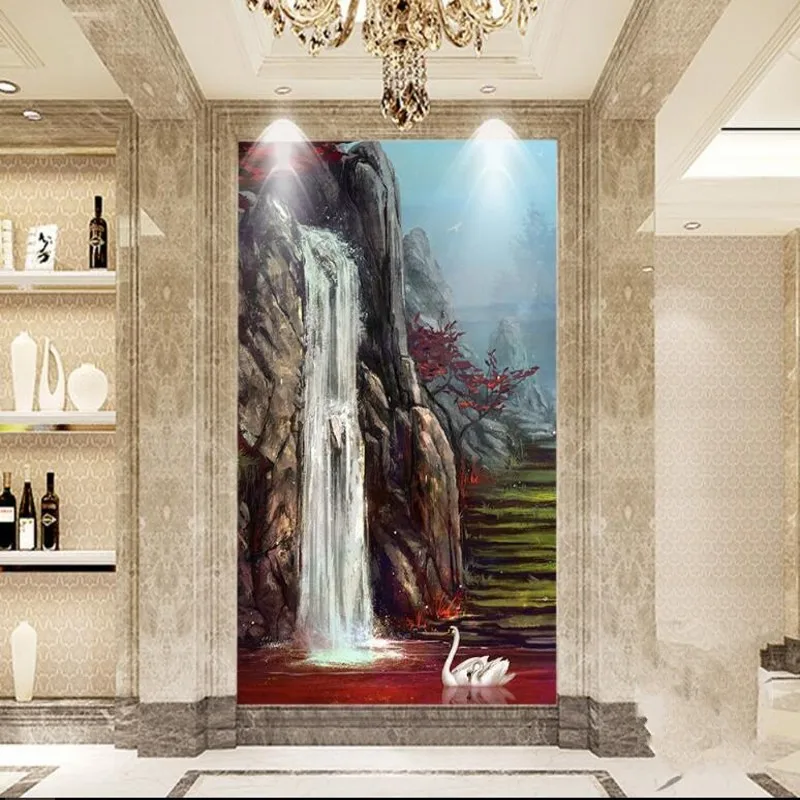Большой индивидуальный beibehang 3D картина маслом, изготовление воды, лебедь, водопад, Венчание, гостиная, домашняя декоративная картина
Большой индивидуальный beibehang 3D картина маслом, изготовление воды, лебедь, водопад, Венчание, гостиная, домашняя декоративная картина