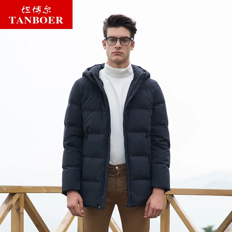 TANBOER men's down jacket mid-long section duck down high quality winter jacket for men keeping warm TA18571
TANBOER men's down jacket mid-long section duck down high quality winter jacket for men keeping warm TA18571