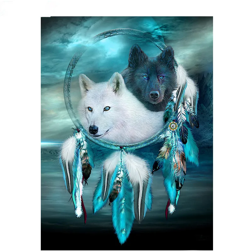 5D DIY Diamond Painting Indian wolf feather Full Square/round Diamond Embroidery Sale Rhinestones Mosaic Cross Stitch kits GH569
5D DIY Diamond Painting Indian wolf feather Full Square/round Diamond Embroidery Sale Rhinestones Mosaic Cross Stitch kits GH569