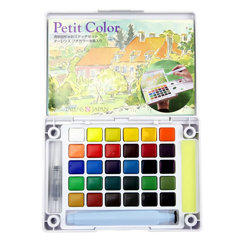 Sakura 48/60/72 Colors Watercolor Paint Box Portable Solid Watercolor Paint Set For Outdoor Drawing Painting Supplies
Sakura 48/60/72 Colors Watercolor Paint Box Portable Solid Watercolor Paint Set For Outdoor Drawing Painting Supplies