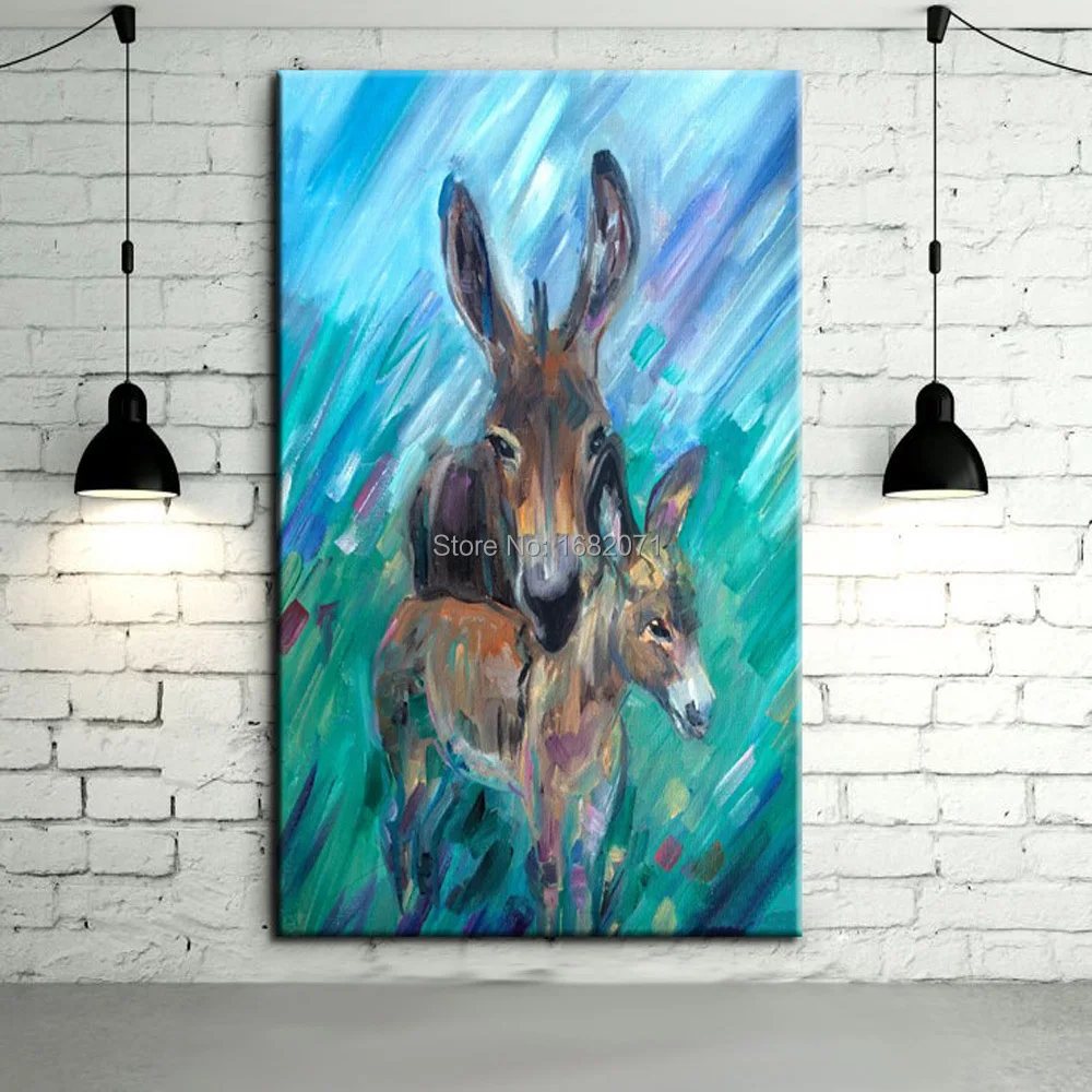 Wholesale High Quality Low Price Handmade Animals Donkey Oil Painting On Canvas For Living Room Hand Painted Artwork Decoration
Wholesale High Quality Low Price Handmade Animals Donkey Oil Painting On Canvas For Living Room Hand Painted Artwork Decoration