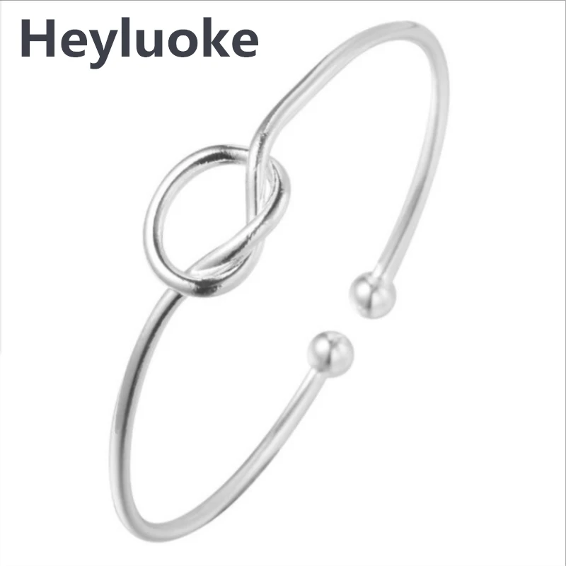 2019 Pulseiras Jewelry Simple Love Knot Slender Opening Female High-quality Popular Personality Bracelet
2019 Pulseiras Jewelry Simple Love Knot Slender Opening Female High-quality Popular Personality Bracelet