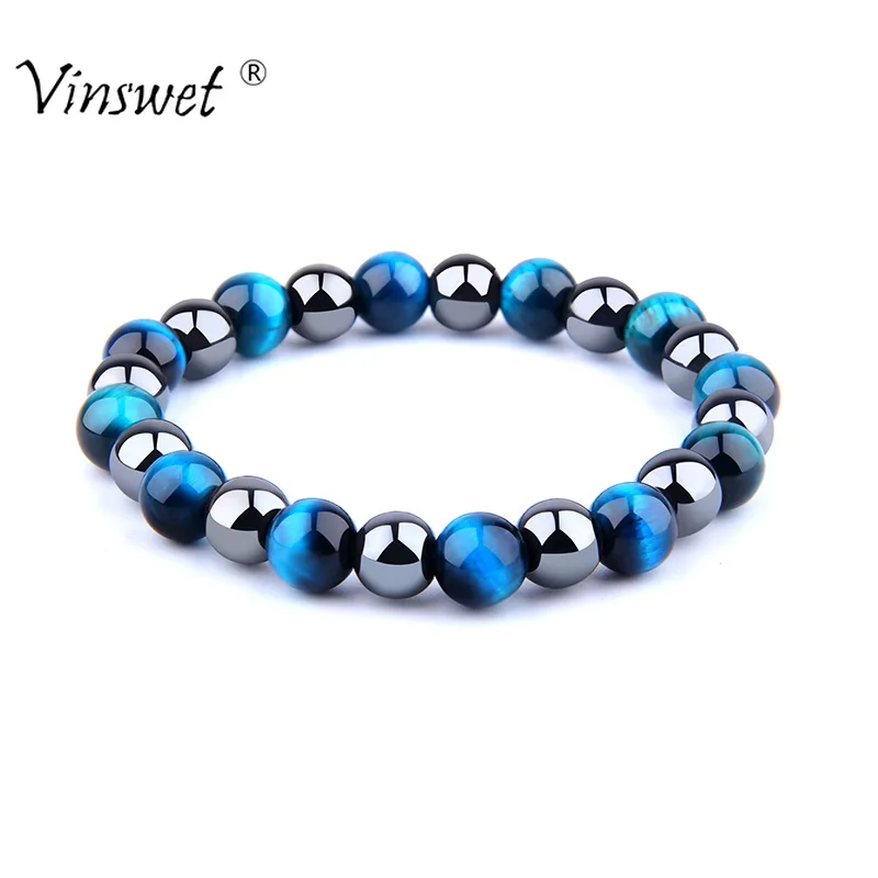 Men Bracelets Natural Stone Bracelets Tiger Eye Beaded Bracelets for Women Men Fashion Couple Hematite Bracelets Jewelry
Men Bracelets Natural Stone Bracelets Tiger Eye Beaded Bracelets for Women Men Fashion Couple Hematite Bracelets Jewelry