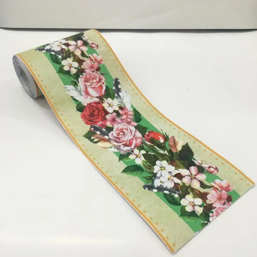 Pastoral Rose Flower Wallpaper Borders Glass Door Kitchen Tile Waist Line Stickers Adhesive Waterproof Bathroom Sticker EZ072
Pastoral Rose Flower Wallpaper Borders Glass Door Kitchen Tile Waist Line Stickers Adhesive Waterproof Bathroom Sticker EZ072