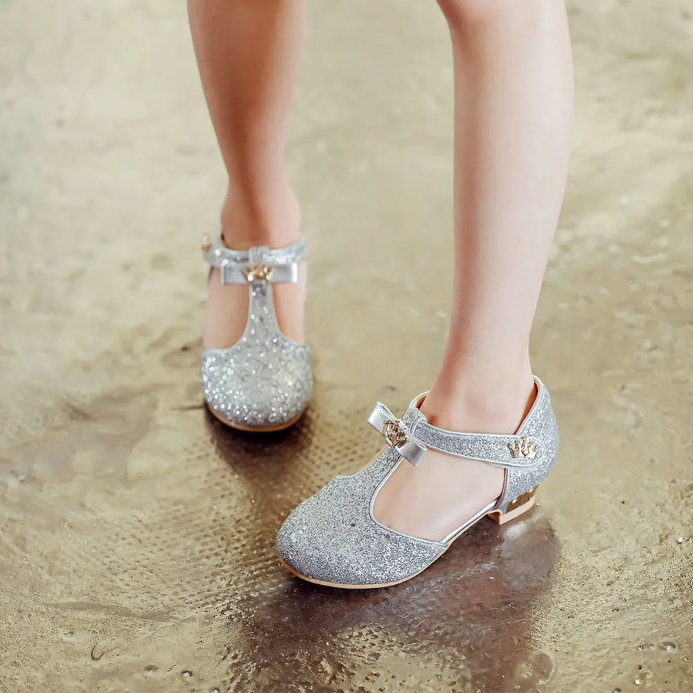 Children's Dance Crystal Shiny High Heels Princess Shoes Girls Sandals Wedding Party Sandals
Children's Dance Crystal Shiny High Heels Princess Shoes Girls Sandals Wedding Party Sandals