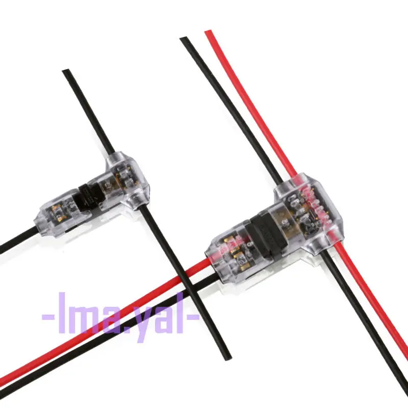 5 шт. Новый 1/T тип 1pin/2pin скотч замок быстрого сращивания провода разъемы для
