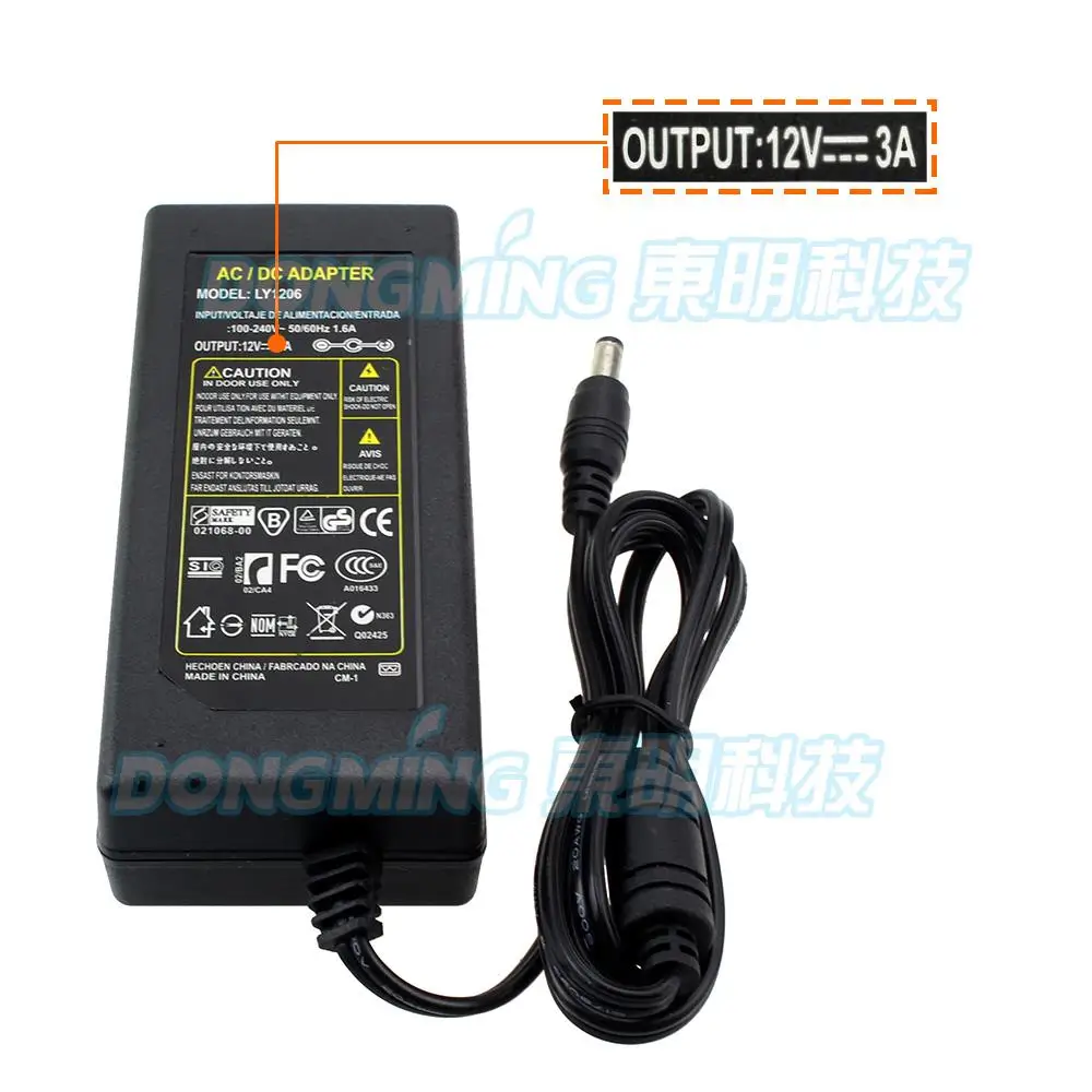 12v 3a power adapter Free Shipping 1pcs 100% new certified desktop AC 100-240V to 12 volt transformer 36W block power converter
12v 3a power adapter Free Shipping 1pcs 100% new certified desktop AC 100-240V to 12 volt transformer 36W block power converter