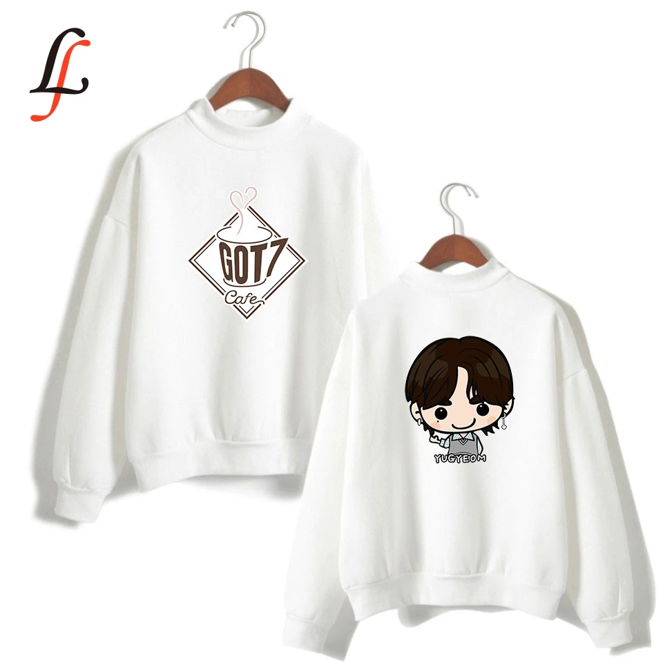 Женские толстовки Got7 cafe Off white kpop для мужчин и женщин верхняя одежда в стиле хип