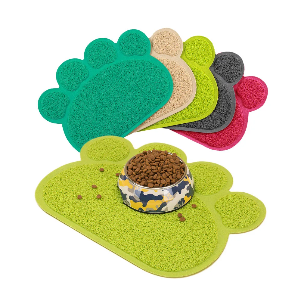 Pet Cat Dog Food Mat Feeding Placemat Paw Shaped Cat Litter Pad Easy Washing Bowl Food Drinking Water Pet Supplies
Pet Cat Dog Food Mat Feeding Placemat Paw Shaped Cat Litter Pad Easy Washing Bowl Food Drinking Water Pet Supplies