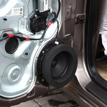 Car Speaker Insulation Ring Soundproof Cotton Pad Bass Door Trim Sound Audio Speakers Self Adhesive Soundproof Door Trim B36B