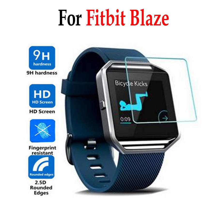 Для Fitbit Blaze Smart закаленное стекло для Защитная крышка экрана пленка чехол