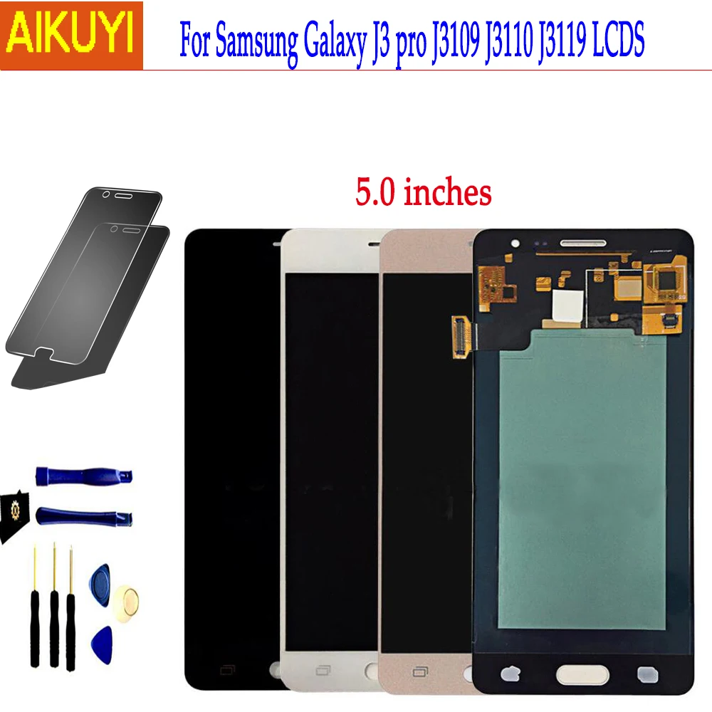 ЖК дисплей для Samsung Galaxy J3 pro J3109 J3110 J3119 сенсорный дигитайзер экран в сборе