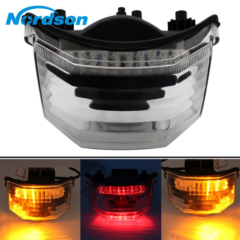 Nordson Motorcycle Motocross Rear Tail Light Brake Turn Signals LED Light Signal Lamp Motocross for Yamaha FZ600 FZ6 FAZER
Nordson Motorcycle Motocross Rear Tail Light Brake Turn Signals LED Light Signal Lamp Motocross for Yamaha FZ600 FZ6 FAZER