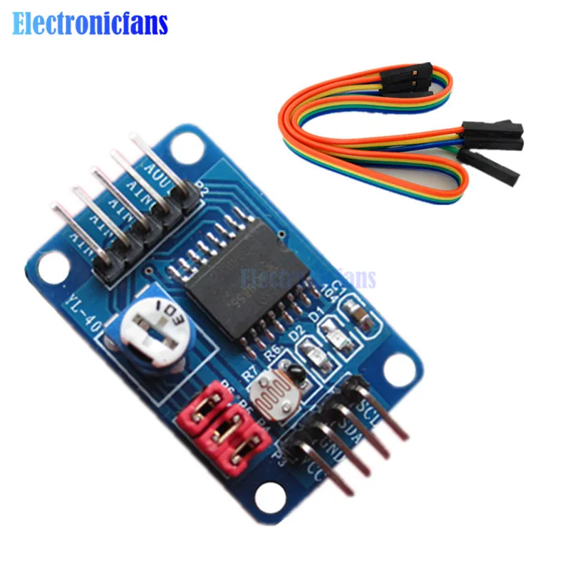 5pcs PCF8591 AD/DA converter module analog to digital to analog conversion For Arduino
5pcs PCF8591 AD/DA converter module analog to digital to analog conversion For Arduino