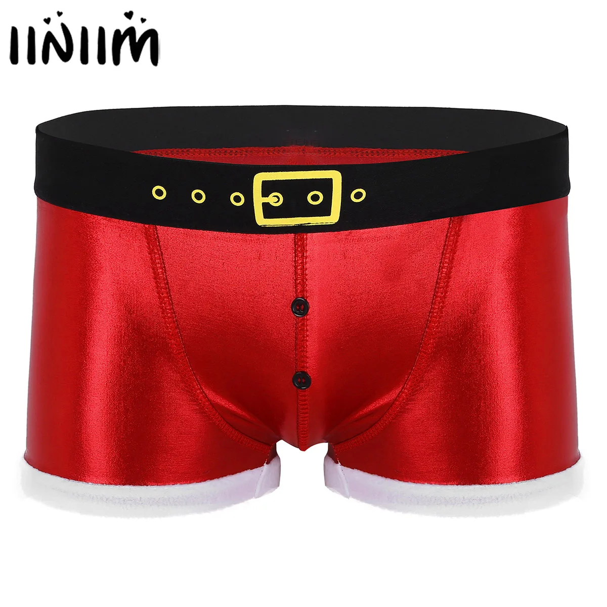US/UK STOCK Red Men Novelty Santa Claus Tight Boxer Shorts Faux Leather Printed Belt Pattern Christmas Cosplay Costume Underwear
US/UK STOCK Red Men Novelty Santa Claus Tight Boxer Shorts Faux Leather Printed Belt Pattern Christmas Cosplay Costume Underwear