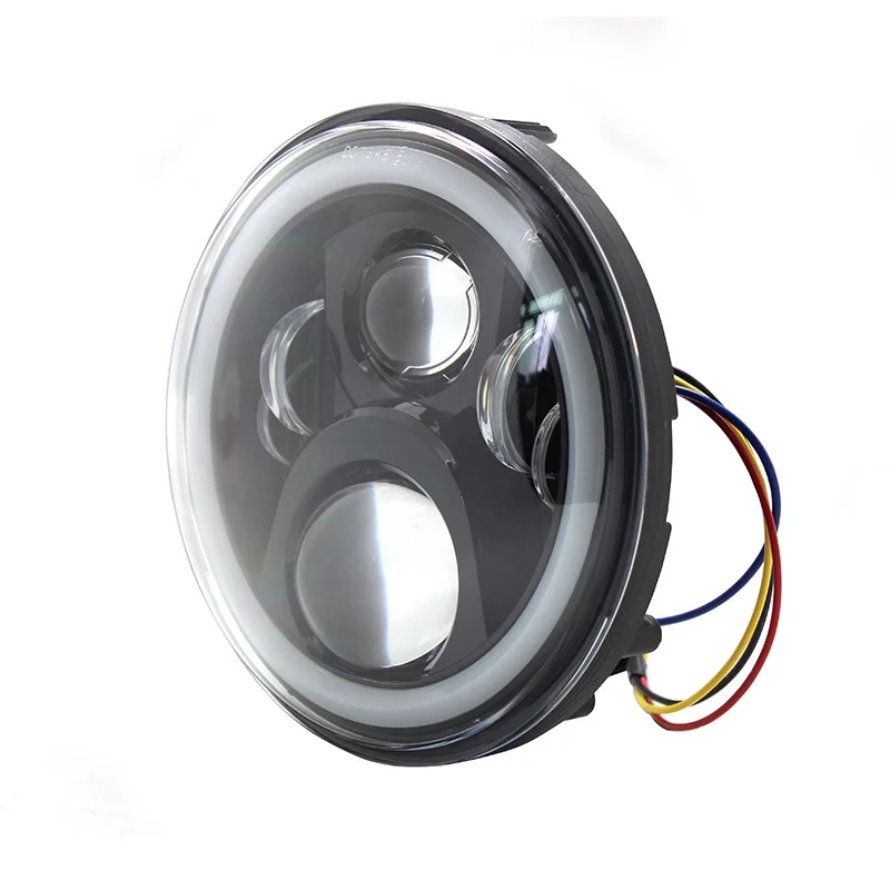 7 "круглый светодиодный фонарь с DRL угловыми глазами для Honda CB 400 500 1300 Hornet 250 600 900
