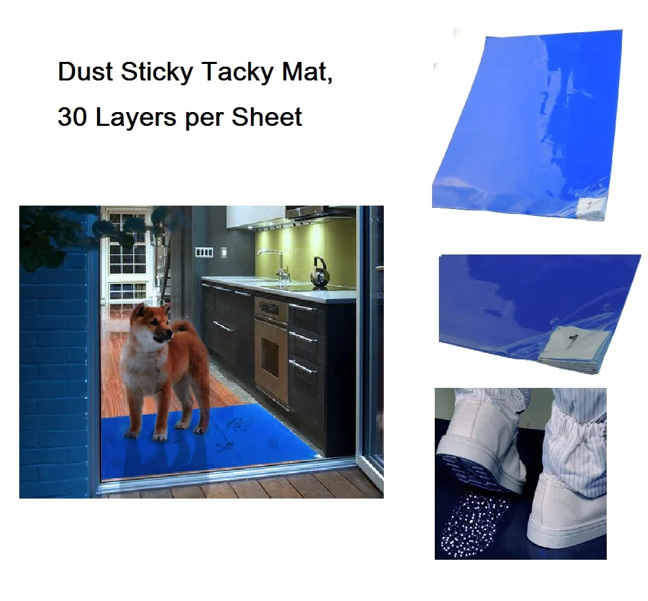 5 Pads 12*16inch Disposable 30 Layers per Pad Pet Dog Dust Sticky Animal Case Pad Sticky Mat tacky Mat Door Dust Sticky mat
5 Pads 12*16inch Disposable 30 Layers per Pad Pet Dog Dust Sticky Animal Case Pad Sticky Mat tacky Mat Door Dust Sticky mat