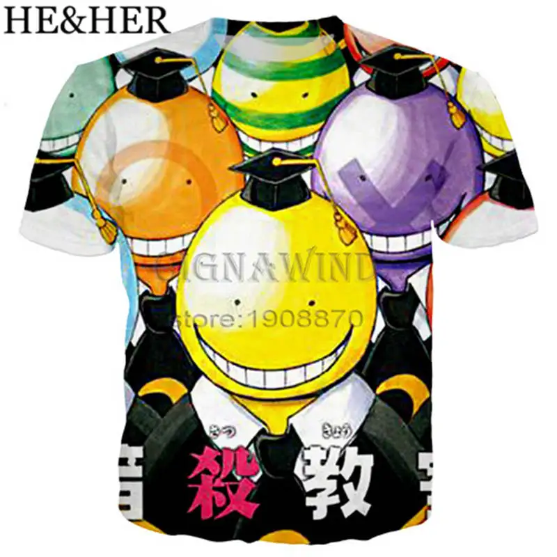 New Anime Assassination Classroom t shirts harajuku tshirt men women t-shirts fashion summer tops hip hop tee shirts streetwear
New Anime Assassination Classroom t shirts harajuku tshirt men women t-shirts fashion summer tops hip hop tee shirts streetwear