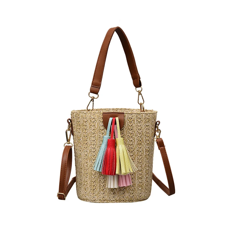 New Women Fashion Tassel Handbag INS Popular Female Summer Straw Bags Lady Holiday Knit Shoulder Bag Beach Casual Tote SS3303
New Women Fashion Tassel Handbag INS Popular Female Summer Straw Bags Lady Holiday Knit Shoulder Bag Beach Casual Tote SS3303