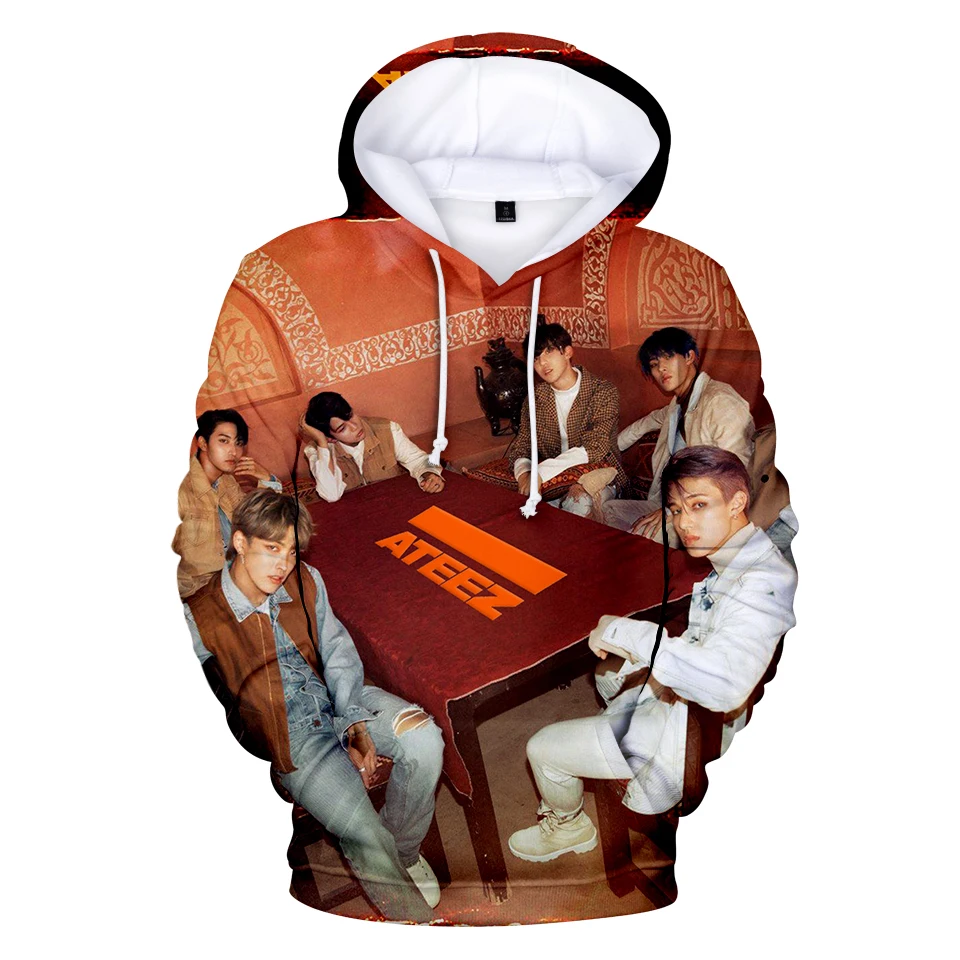 Kpop ATEEZ 3D Printed Hoodies Women and Men Harajuku Casual Hoodie Sweatshirt Streetwear Oversize Jacket Coat 4XL Clothes
Kpop ATEEZ 3D Printed Hoodies Women and Men Harajuku Casual Hoodie Sweatshirt Streetwear Oversize Jacket Coat 4XL Clothes