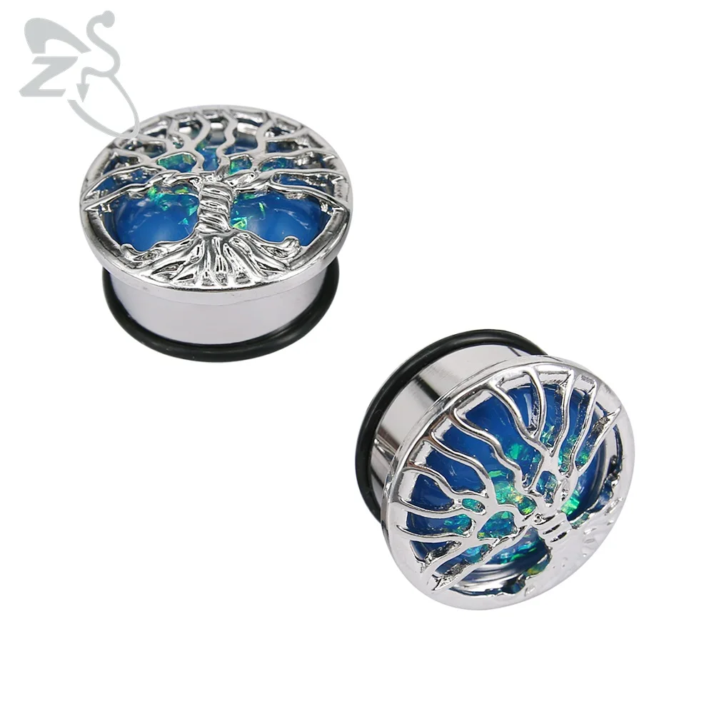 10-25mm Opal Stone Ear Plugs And Tunnels Tree Of Life Surgical Steel Ear Tunnel Expander Piercing Fresh Blue Opal Ear Stretchers
10-25mm Opal Stone Ear Plugs And Tunnels Tree Of Life Surgical Steel Ear Tunnel Expander Piercing Fresh Blue Opal Ear Stretchers