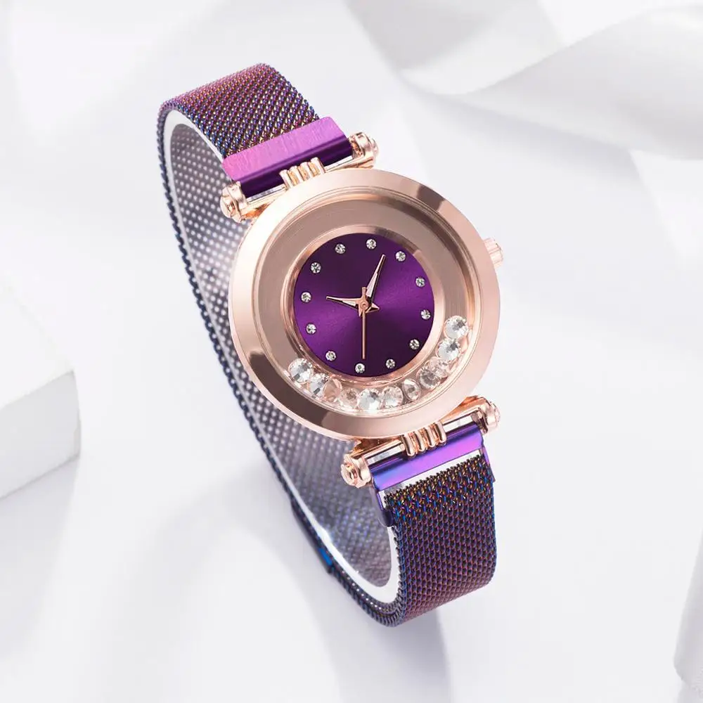 Luxury Top Brand Watch Flow Beads Mosaic Diamond Starry Sky Quartz Mesh Belt Magnetic Buckle Ladies Delicate Design Watch Q521
Luxury Top Brand Watch Flow Beads Mosaic Diamond Starry Sky Quartz Mesh Belt Magnetic Buckle Ladies Delicate Design Watch Q521