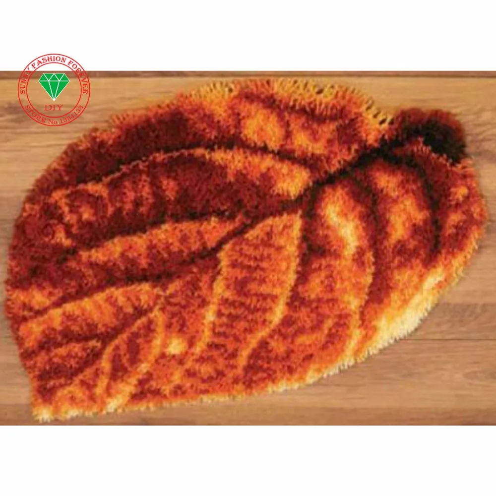 Leaf Needlework Latch hook rug kits DIY Unfinished Crocheting Yarn Mat Latch Hook Rug Kit Stitch threads Patchwork carpet
Leaf Needlework Latch hook rug kits DIY Unfinished Crocheting Yarn Mat Latch Hook Rug Kit Stitch threads Patchwork carpet