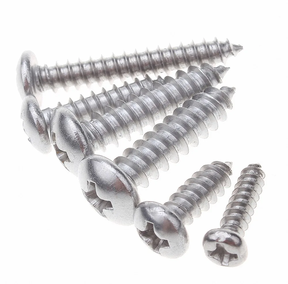 3Pcs M8 GB/T845 Pan Head Phillips Self Tapping Screws 304 Stainless Steel Sheet Metal Screws 16 20 25 30 35 40 45 50-100mm
3Pcs M8 GB/T845 Pan Head Phillips Self Tapping Screws 304 Stainless Steel Sheet Metal Screws 16 20 25 30 35 40 45 50-100mm