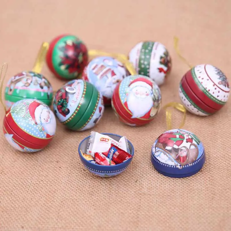 1pc Colorful Solid Small Tinplate Iron Round Ball Christmas Tree Hanging Ornament Candy Box DIY Creative Birthday Party Gift Box
1pc Colorful Solid Small Tinplate Iron Round Ball Christmas Tree Hanging Ornament Candy Box DIY Creative Birthday Party Gift Box