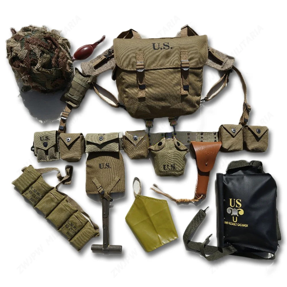 WW2 US AIRBORNE M1 EQUIPMENT CONBINATION D-DAY NORMANDY M36 ,M1911 M7 HIGH QUALITY REPLICA
WW2 US AIRBORNE M1 EQUIPMENT CONBINATION D-DAY NORMANDY M36 ,M1911 M7 HIGH QUALITY REPLICA