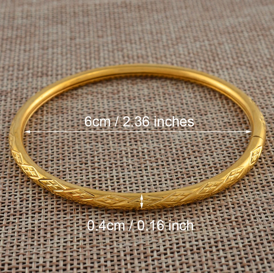 Anniyo 1 шт./открытые золотые браслеты для женщин девушек золотой цвет эфиопские