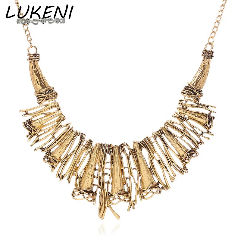 LUKENI Fashion Vintage Hyperbole Metal Dead Wood Statement Chokers Necklaces&Pendant Chain Gift Women Jewelry AccessoriesXLW012
LUKENI Fashion Vintage Hyperbole Metal Dead Wood Statement Chokers Necklaces&Pendant Chain Gift Women Jewelry AccessoriesXLW012
