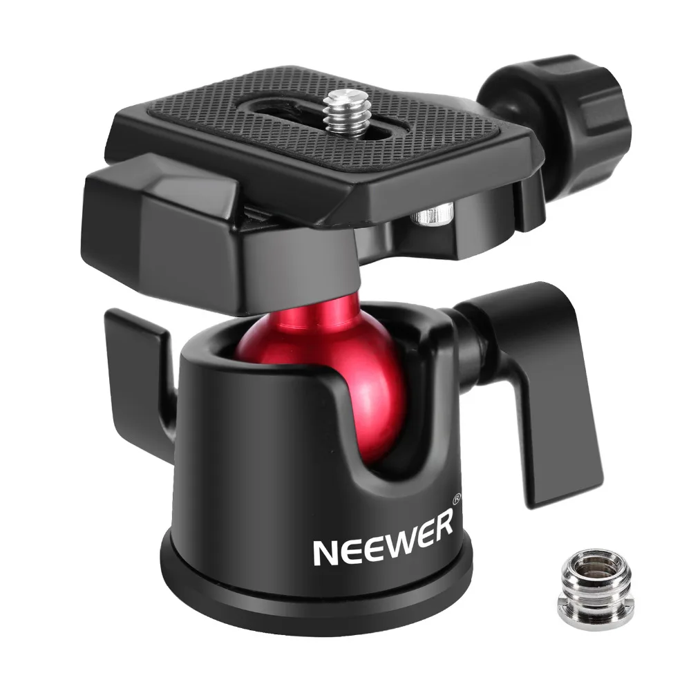 Neewer Camera Video Tripod Ball Head 360 Degree Rotating Panoramic Ballhead 1/4 inch Quick Shoe Plate Bubble Level For Canon
Neewer Camera Video Tripod Ball Head 360 Degree Rotating Panoramic Ballhead 1/4 inch Quick Shoe Plate Bubble Level For Canon