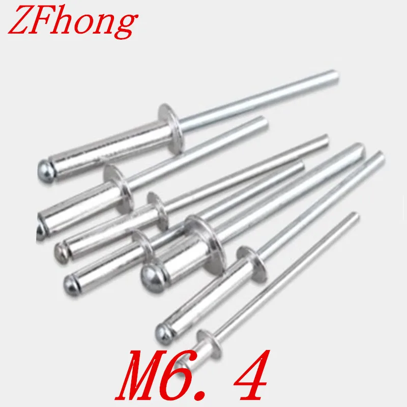 50pcs 6.4x12/16/20/25 6.4mm Aluminum Blind Pop Rivet Rivets Nut Blind Insert Nut
50pcs 6.4x12/16/20/25 6.4mm Aluminum Blind Pop Rivet Rivets Nut Blind Insert Nut