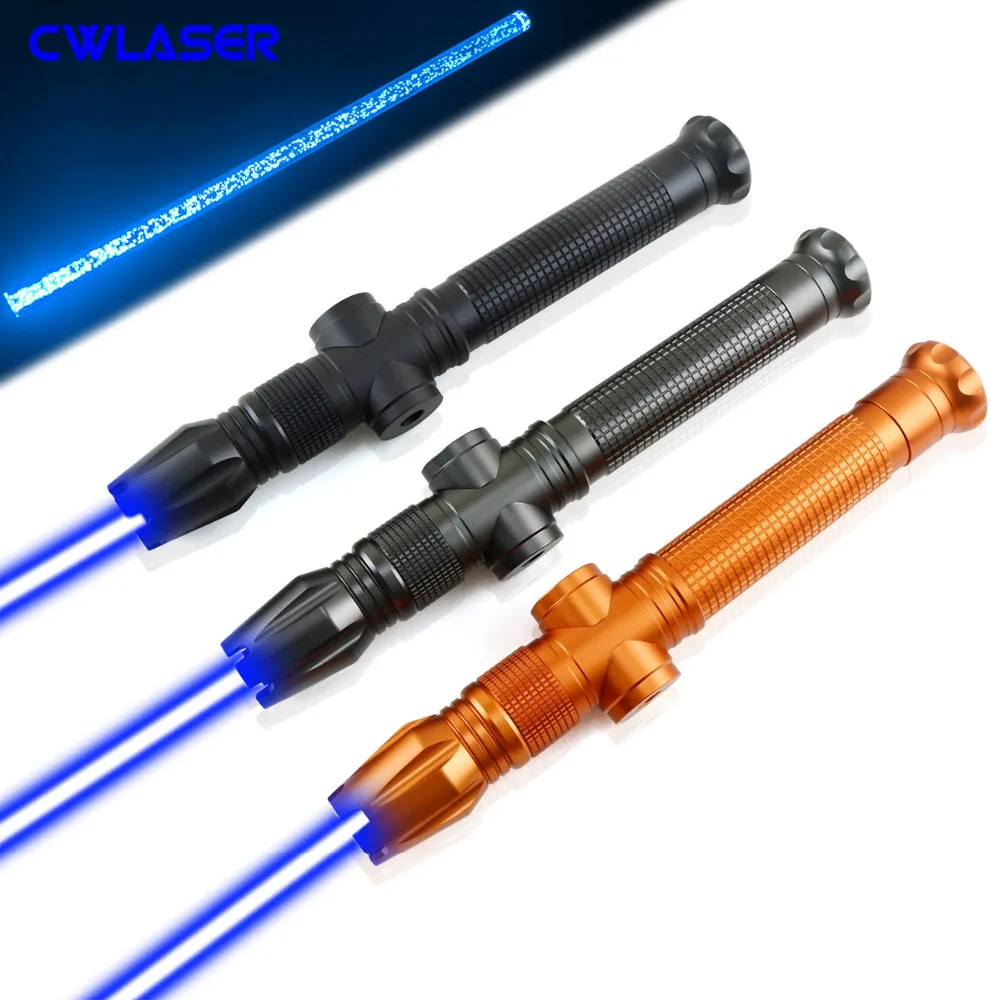 CWLASER Power ful 3000 МВт 5000 450 нм фокусируемая портативная лазерная указка с реальной