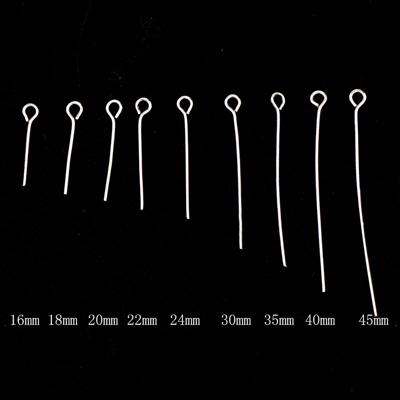 New Fashion Cheap 16mm~45mm Eye Head Pins Silver Color Eye Head Pins Findings DIY Jewelry Making Jewelry Accessories
New Fashion Cheap 16mm~45mm Eye Head Pins Silver Color Eye Head Pins Findings DIY Jewelry Making Jewelry Accessories