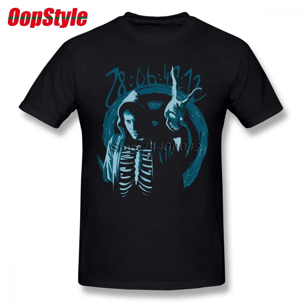 Мужская футболка с коротким рукавом Donnie Darko хлопковая Футболка большого размера