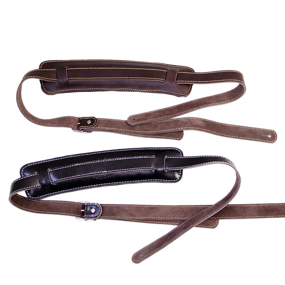 Soldier Acoustic Folk & Classical Guitar Straps Dark Brown Shoulder Padding Genuine Leather Rockabilly Bass Belt up to 61" long
Soldier Acoustic Folk & Classical Guitar Straps Dark Brown Shoulder Padding Genuine Leather Rockabilly Bass Belt up to 61" long