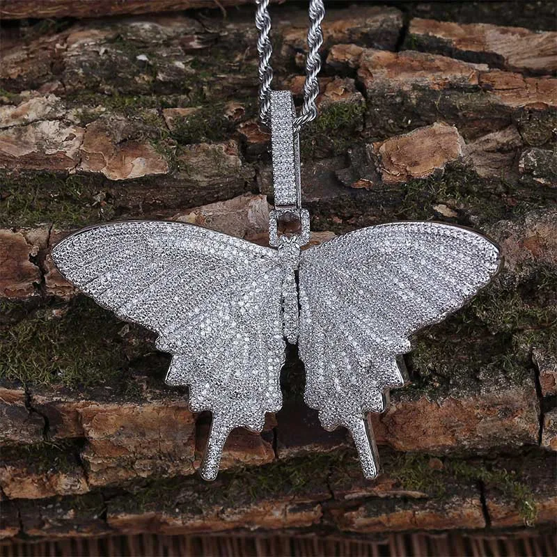Lucky Sonny Luxury Multicolor Butterfly Pendant Hip Hop Bling Men Jewelry CZ Iced Pendants & Necklaces 3mm Rope Chain Necklace
Lucky Sonny Luxury Multicolor Butterfly Pendant Hip Hop Bling Men Jewelry CZ Iced Pendants & Necklaces 3mm Rope Chain Necklace