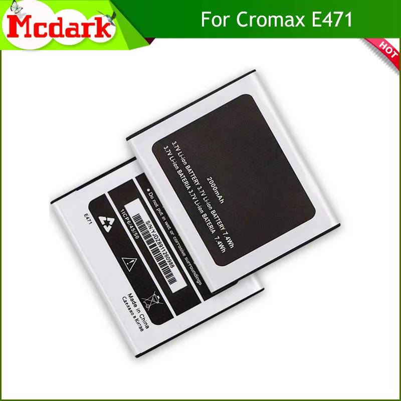 Аккумулятор Mcdark Cromax E471 большой емкости 2000 мАч сменный аккумулятор высокого
