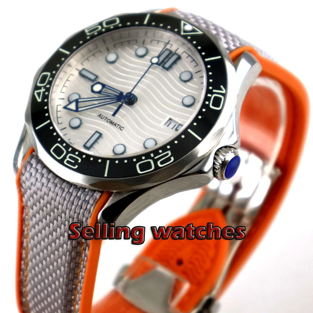 41mm bliger sterile silver dial sapphire ceramic bezel automatic mens watch
41mm bliger sterile silver dial sapphire ceramic bezel automatic mens watch