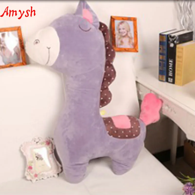 Amysh Горячая 35 см мягкие плюшевые игрушки Симпатичные длинные шеи лошади кукла