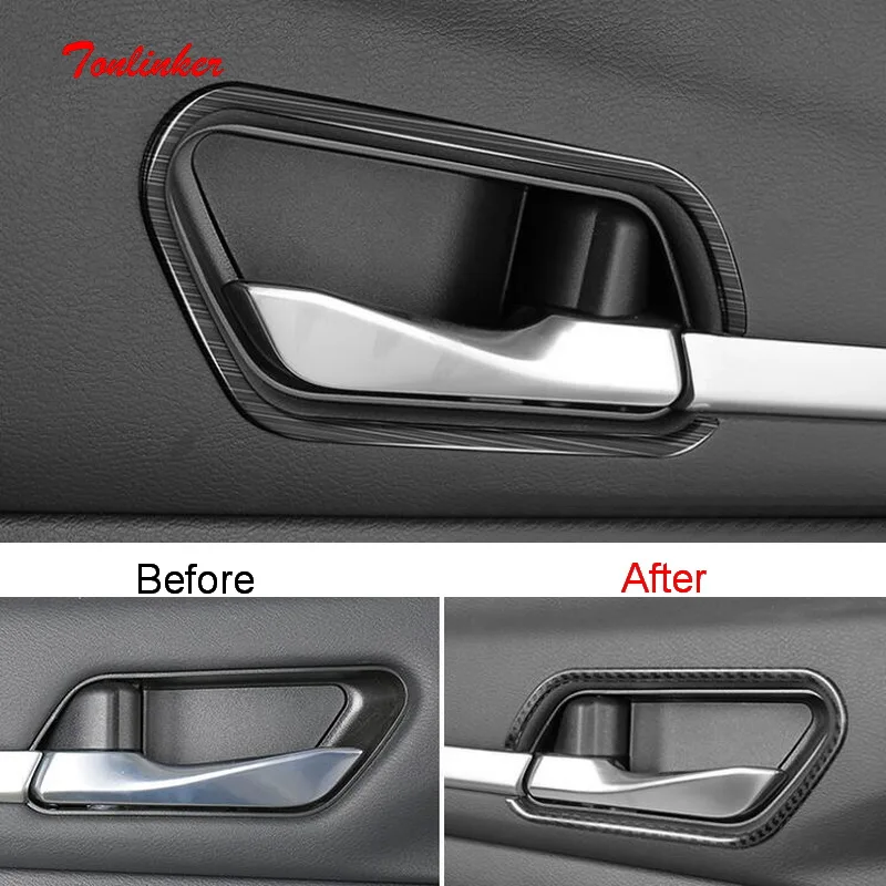 Tonlinker Interior Car Door handle/Bowl Cover sticker for Nissan ALTIMA 2019 Car Styling 4 PCS Stainless steel Cover sticker
Tonlinker Interior Car Door handle/Bowl Cover sticker for Nissan ALTIMA 2019 Car Styling 4 PCS Stainless steel Cover sticker