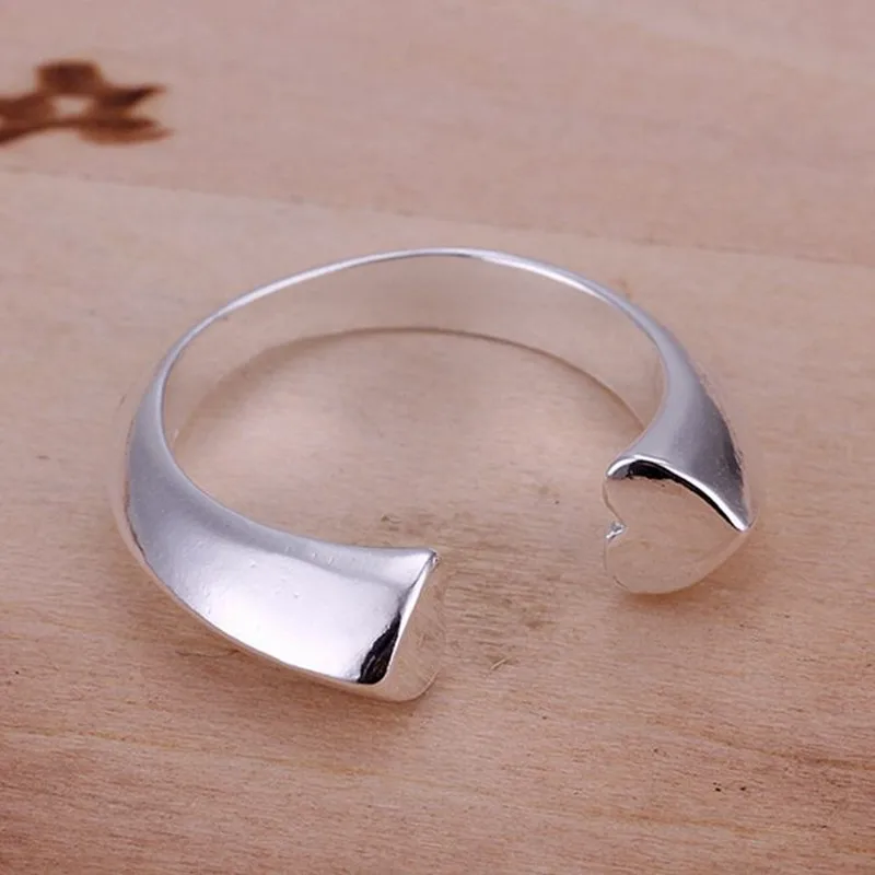 Кольцо с серебряным покрытием кольцо из стерлингового серебра ювелирные изделия
