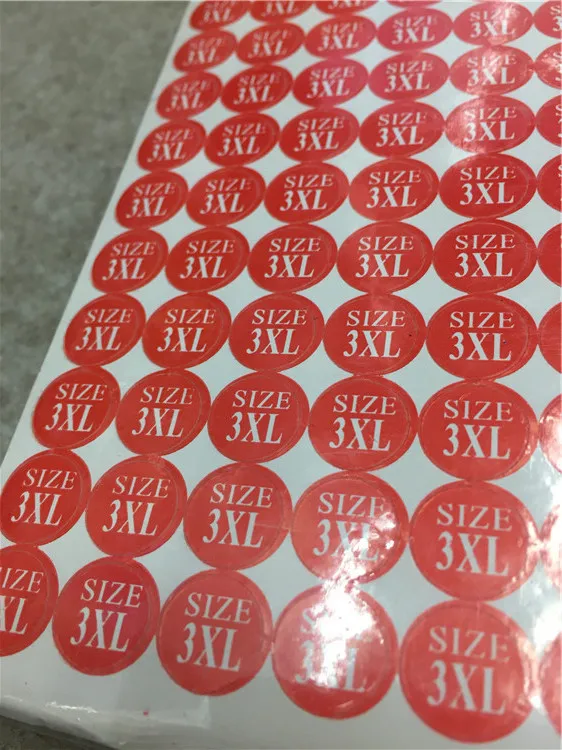 Diameter 12mm Red paper size label ,S m l xl xxl xxxl paper size sticker labels for clothes
Diameter 12mm Red paper size label ,S m l xl xxl xxxl paper size sticker labels for clothes