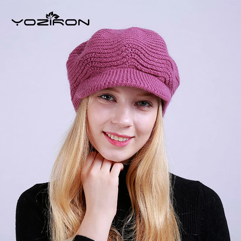YOZIRON Fashion Classic Women Beret Wool Rabbit Hat Adult Women's Ladies' Casual Solid Berets Caps Girls Winter Hats
YOZIRON Fashion Classic Women Beret Wool Rabbit Hat Adult Women's Ladies' Casual Solid Berets Caps Girls Winter Hats