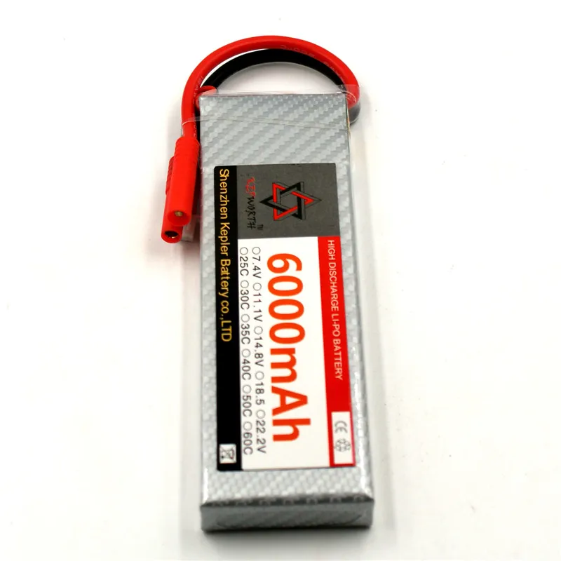 2s 7.4v 6000mAh Lipo Battery RC Car Plane Boat Lithium Ion Polymer Battery For Truck Tank Drone Helicopter
2s 7.4v 6000mAh Lipo Battery RC Car Plane Boat Lithium Ion Polymer Battery For Truck Tank Drone Helicopter